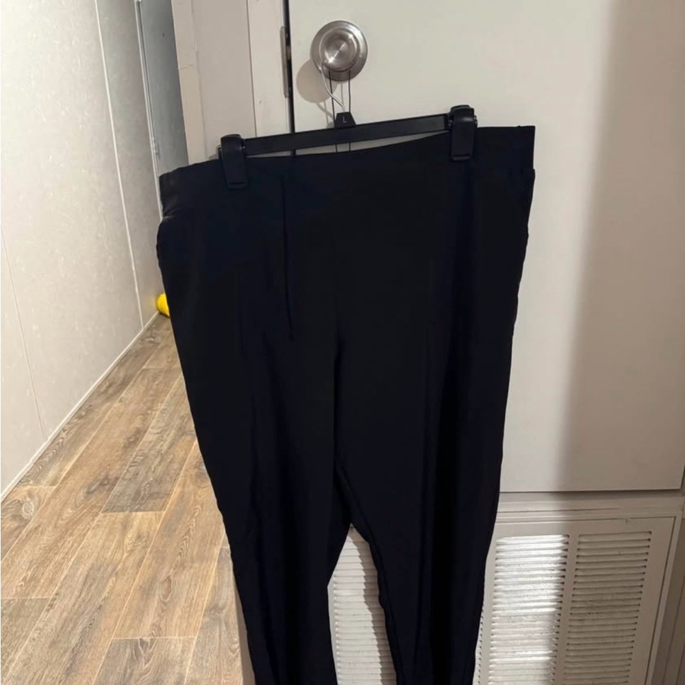 XL Black Petite Scrub Pants